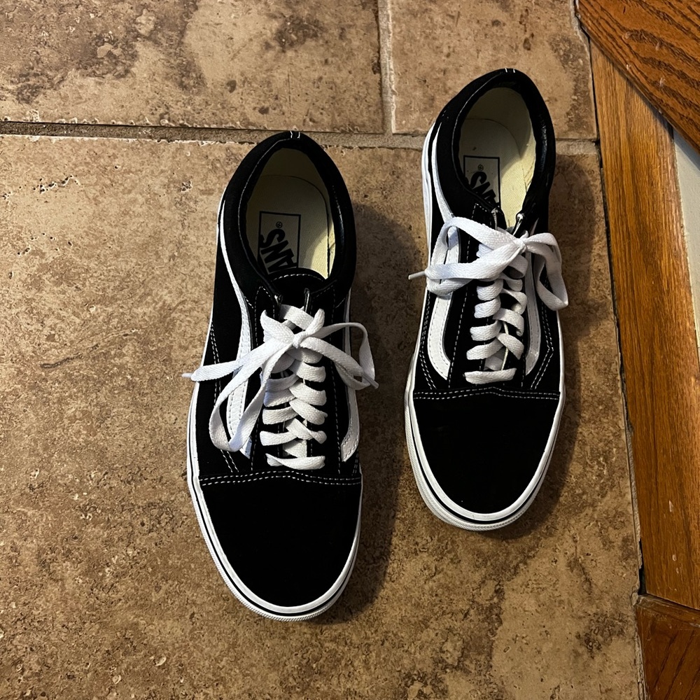 Vans Old Skool Shoe Black/White - Picture 5 of 7